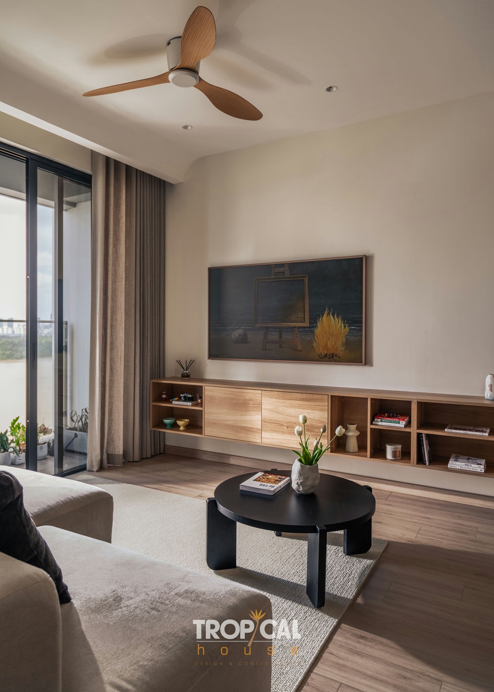 Thi Công Nội Thất Hiện Đại Căn Hộ One Verandah 